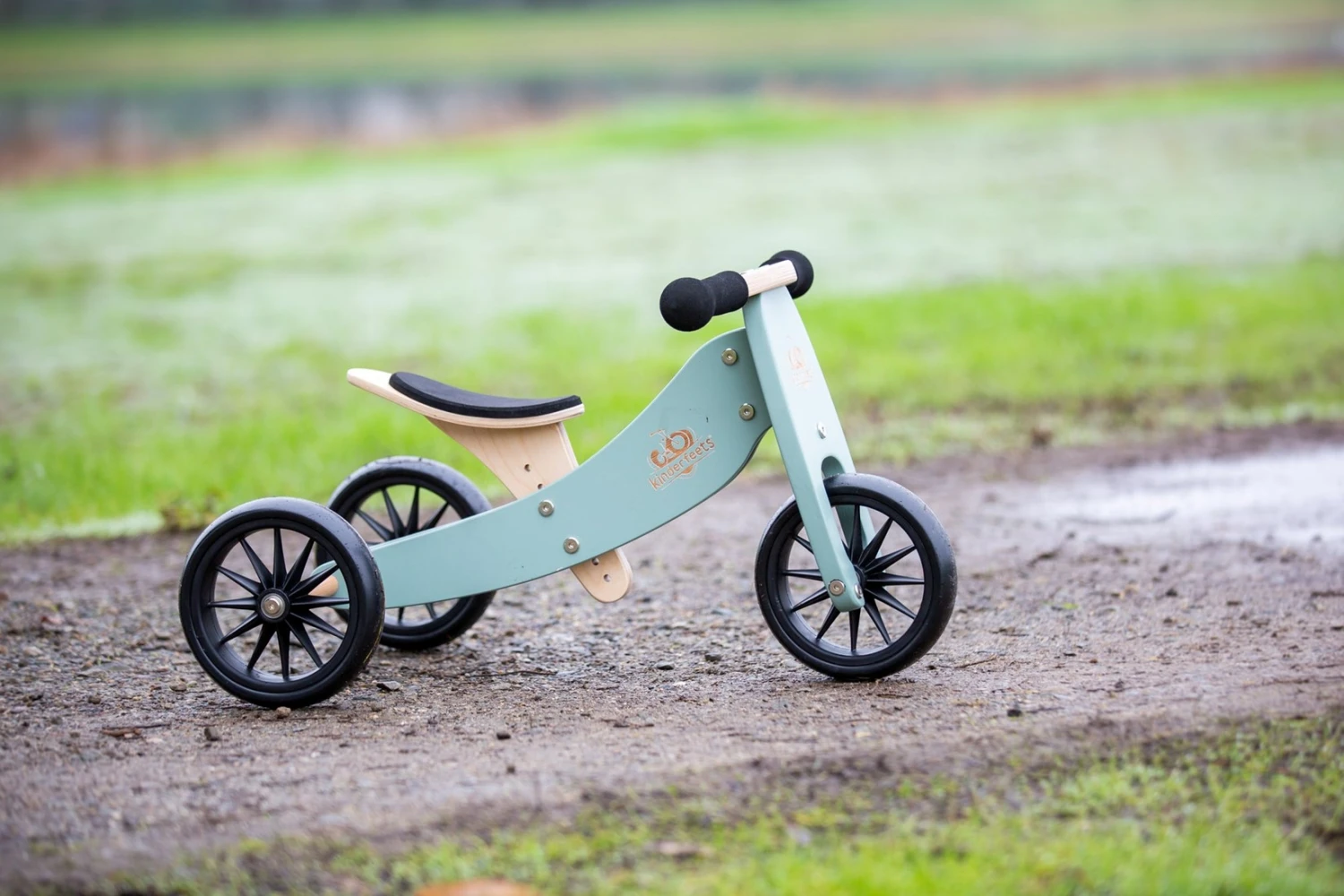 Tiny Tot Sage Loopfiets 2-in-1 Kinderfeets 5 Tiny Tot Sage Loopfiets 2-in-1 Kinderfeets - Afbeelding 3
