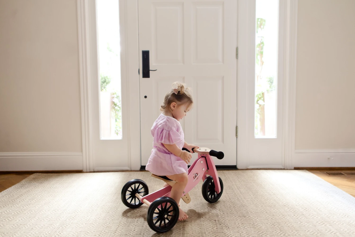 Tiny Tot Loopfiets 2 – In – 1 Kinderfeets – Loopfiets – Rose 6 Tiny Tot Loopfiets 2 – In – 1 Kinderfeets – Loopfiets – Rose - Afbeelding 4