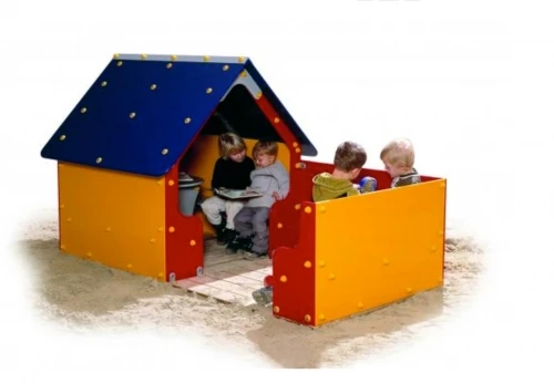 Kinderspeelhuis Met Veranda Openbaar 4 Kinderspeelhuis Met Veranda Openbaar - Afbeelding 2