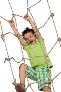 Klimnet 200 X 125 Cm. (PP-touwenset) -Bekende Speelgoed Winkel klimnet pp 2 scaled 1