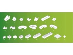 Hubelino Knikkerbaan Bouwdoos 106-delig -Bekende Speelgoed Winkel knikkerbaan 106 delig hubelino 420008 2