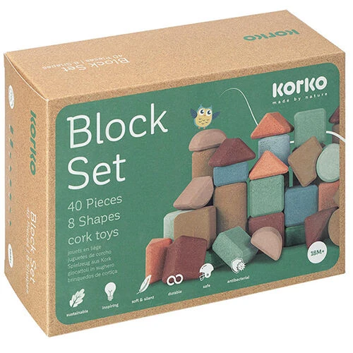 Korko Tall Architects Kurken Bouwblokken 40 Stuks Constructie Speelgoed 3 Korko Tall Architects Kurken Bouwblokken 40 Stuks Constructie Speelgoed