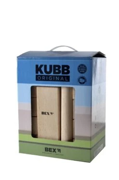 Kubb Original Bex Rubberwood Vikingspel -Bekende Speelgoed Winkel kubb viking spel houten buitenspel rubberwood kubb original 3 1