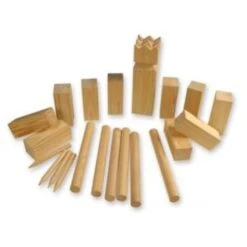 Kubb Dennenhout Viking-spel -Bekende Speelgoed Winkel kubbspel hotsports 700802 1