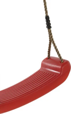 Kunststof Schommelzitje Div Kleuren (PH-touwenset) In Kleur Roze -Bekende Speelgoed Winkel kunststof schommelzit rood 1