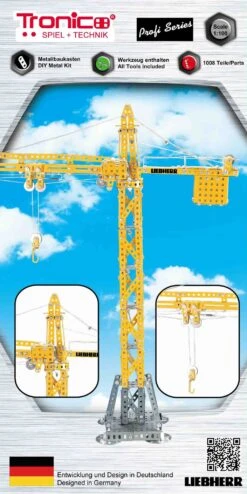 Tronico Profi Liebherr Torenkraan – 1 : 100 -Bekende Speelgoed Winkel liebherr torenkraan tronico profi 10099 1