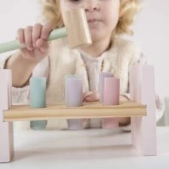 Little Dutch LD7025 Houten Hamerbank Rose -Bekende Speelgoed Winkel little dutch 4424 hamerbank rose 3