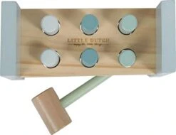 Little Dutch LD7026 Houten Hamerbank Blauw 8 Little Dutch LD7026 Houten Hamerbank Blauw -Bekende Speelgoed Winkel little dutch 4425 hamerbank blauw 1 1