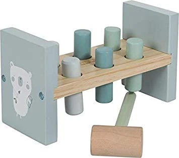 Little Dutch LD7026 Houten Hamerbank Blauw 4 Little Dutch LD7026 Houten Hamerbank Blauw - Afbeelding 2