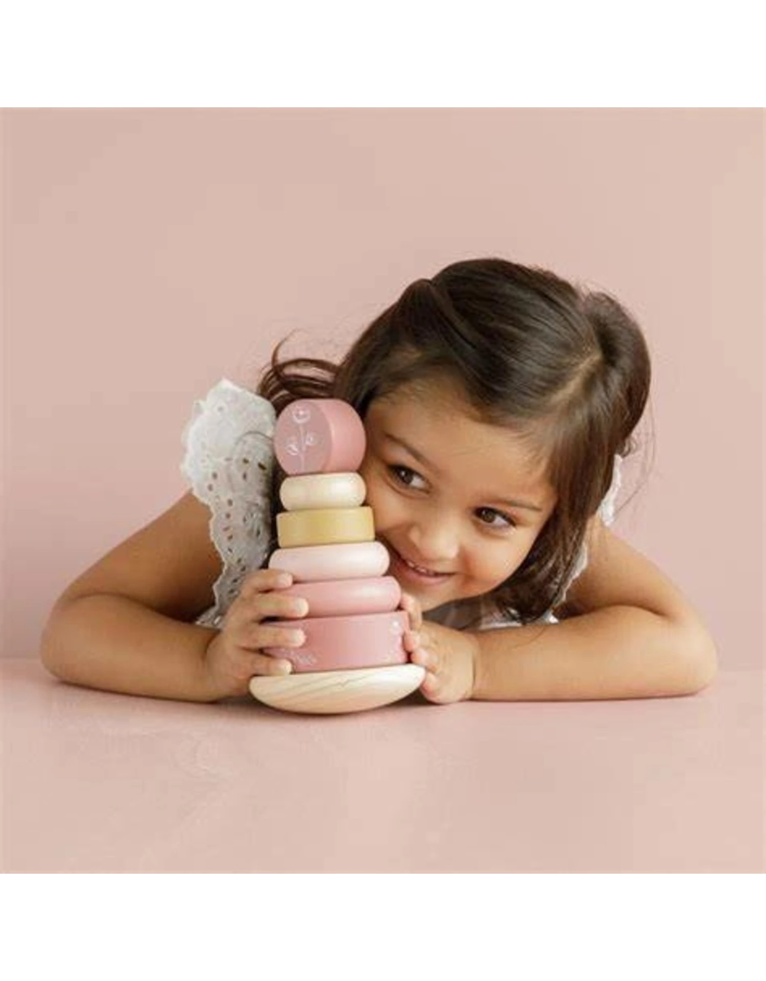 Little Dutch LD7012 Houten Tuimelstapelaar Wild Flowers 6 Little Dutch LD7012 Houten Tuimelstapelaar Wild Flowers - Afbeelding 4