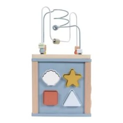 Little Dutch LD7029 Houten Activiteitenkubus Oceaan -Bekende Speelgoed Winkel little dutch 7029 activiteitenkubus ocean 3