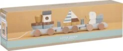 Little Dutch LD7068 Houten Blokkentrein Sailors Bay -Bekende Speelgoed Winkel little dutch 7068 blokkentrein sailor bay 3