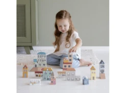 Little Dutch LD4493 Blokkenstad Uitbreiding Railway -Bekende Speelgoed Winkel little dutch blokkenset stad 2