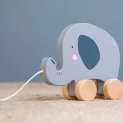 Little Dutch LD4450 Houten Trekdier Olifant 9 Little Dutch LD4450 Houten Trekdier Olifant -Bekende Speelgoed Winkel little dutch houten trekdier olifant 1 1