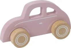Little Dutch LD4375 Kever Auto Roze Houten Speelgoed -Bekende Speelgoed Winkel little dutch 4375 houten auto 1 1