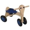 Van Dijk Toys Loopfiets Blauw Berkenhout -Bekende Speelgoed Winkel loopfiets berken donkerblauw v.dijktoys
