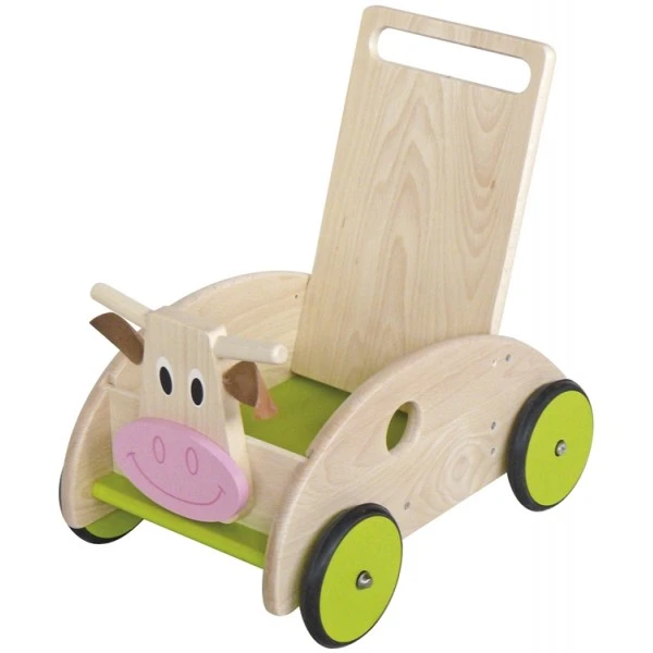 Duwkar – Loopwagen Scratch Koe Marie 3 Duwkar – Loopwagen Scratch Koe Marie