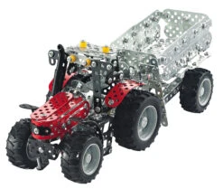 Tronico Mini Massey Ferguson MF5610 Met Aanhangwagen – 1 : 32 -Bekende Speelgoed Winkel massey ferguson mf5610 met aanhanger tronico mini 10031 3