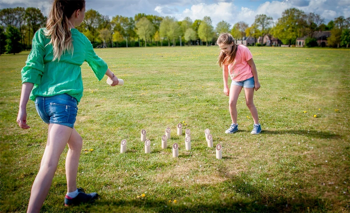 Kubb Numbers Bex Number Kubb Original Rubberwood 8 Kubb Numbers Bex Number Kubb Original Rubberwood - Afbeelding 6