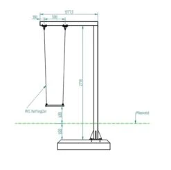 Schommel Gegalvaniseerd Paalschommel Openbaar Gebruik -Bekende Speelgoed Winkel paalschommel professioneel openbare speelplaats schommel 2haaks. 1