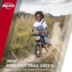 BERG BIKY Trial Groen Loopfiets 12 Inch Handrem -Bekende Speelgoed Winkel preview 1080x1080 Insta FB BERG Biky Trail Green