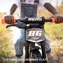 BERG BIKY Trial Groen Loopfiets 12 Inch Handrem -Bekende Speelgoed Winkel preview 8715839090819 7 BERG Biky Trail USP3 Customizable number plate