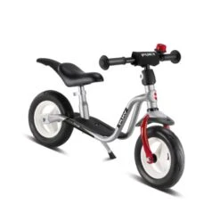 PUKY 4072 LRM Plus Zilver/Rood Loopfiets -Bekende Speelgoed Winkel puky loopfiets lrm plus zilver 4072 1
