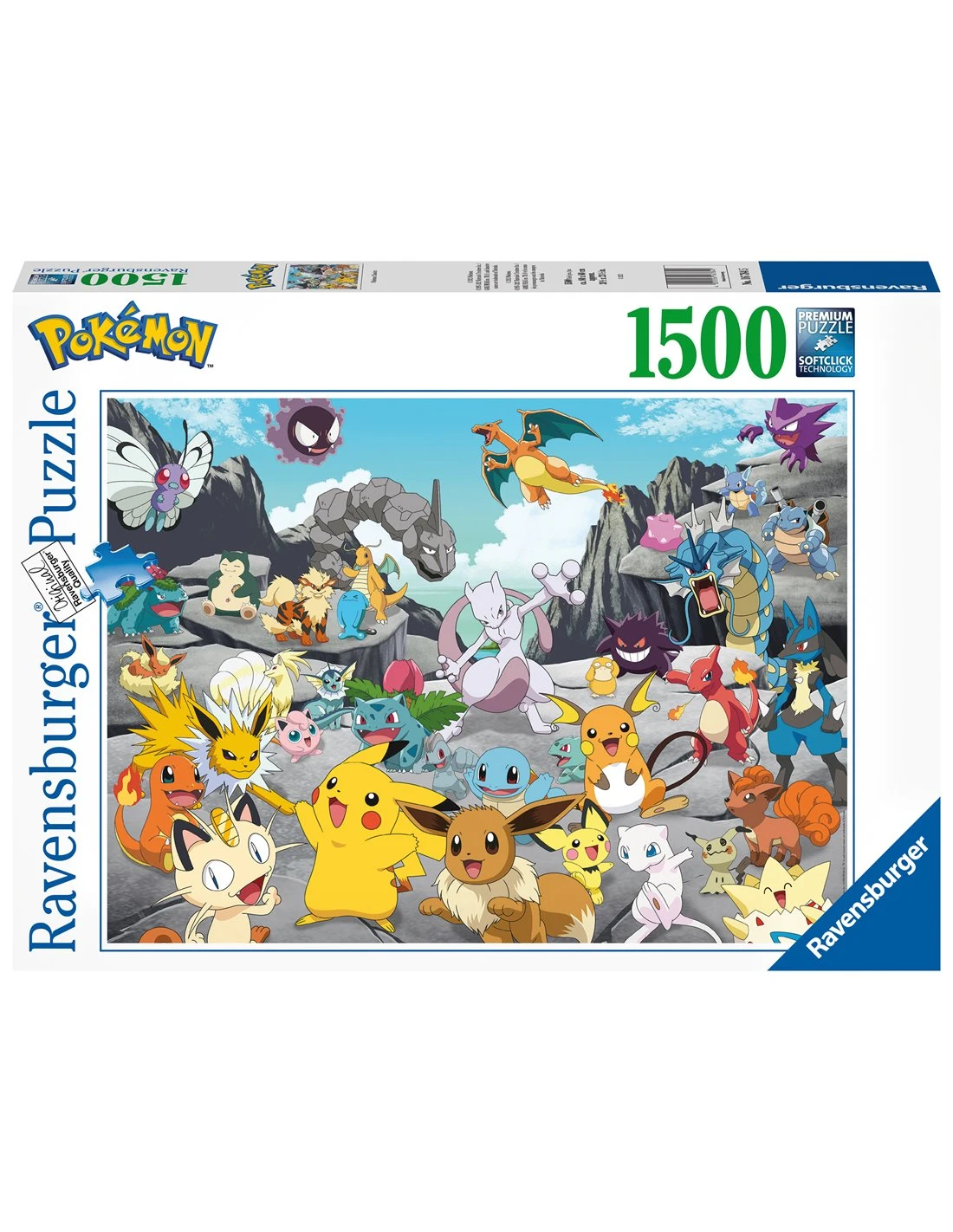 Ravensburger Puzzle: Pokémon Classics (1500 Pieces) 3 Ravensburger Puzzle: Pokémon Classics (1500 Pieces)