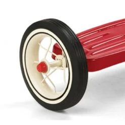 RadioFlyer Classic Red Tricycle Met Duwstang -Bekende Speelgoed Winkel radio flyer rf435aclassic red tricycle with push handle driewieler met duwstang 03
