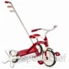 RadioFlyer Classic Red Tricycle Met Duwstang -Bekende Speelgoed Winkel radioflyer red tricycle met duwstang driewieler fiets