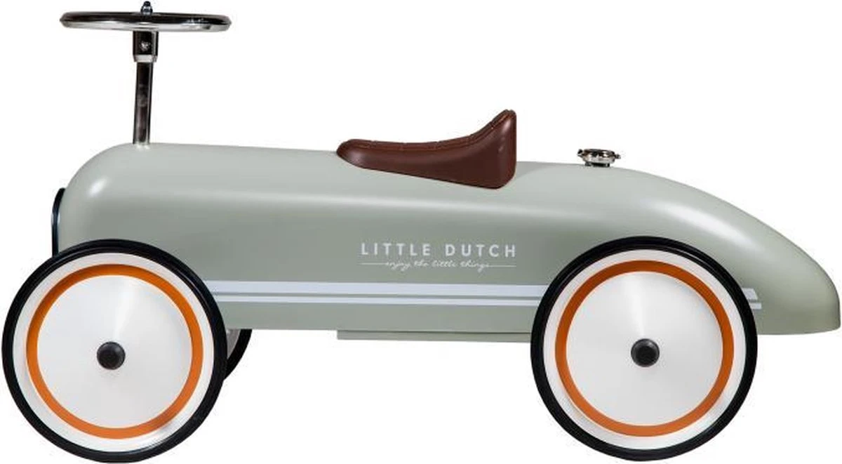 Little Dutch Retro Roller Loopauto LittleDutch 4 Little Dutch Retro Roller Loopauto LittleDutch - Afbeelding 2