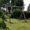 Robinia Schommel Met 2 Rubber Schommelzitjes Openbaar Gebruik -Bekende Speelgoed Winkel robinia schommel duo 1