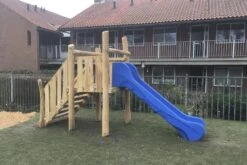 ROBINIA SPEELTOREN 1 HDPE GLIJBAAN 100CM Professioneel