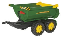 RollyToys Halfpipe Trailer JohnDeere Aanhanger Aanhangwagen -Bekende Speelgoed Winkel rollyhalfpipe trailer john deere rollytoys a122165 1