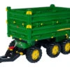 RollyToys Multi Trailer 3-assig John Deere Aanhangwagen -Bekende Speelgoed Winkel rollymulti trailer john deere 3assen rollytoys a125043