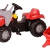 Rollykid Massey Ferguson Voorlader En Aanhangwagen Traptractor -Bekende Speelgoed Winkel rolykid mf rollykidlader trailer rollytoys 023363