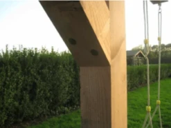 Duo Schommel Douglas Geïmpregneerd U-model -Bekende Speelgoed Winkel schommelframe douglas 2 1