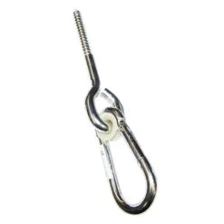 Schommelhaak Karabijn Indraaihaak Houtdraadbout 10 X 140 -Bekende Speelgoed Winkel schommelhaak indraai houtdraad M12 speelactief.nl 2