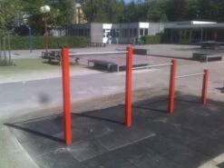 Duikelrek Staal Trio-uitvoering Turnrek Openbaar Gebruik -Bekende Speelgoed Winkel school duikelstang