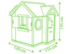Smoby My Neo Playhouse Speelhuis -Bekende Speelgoed Winkel smoby 800404 my neo playhouse 1 1