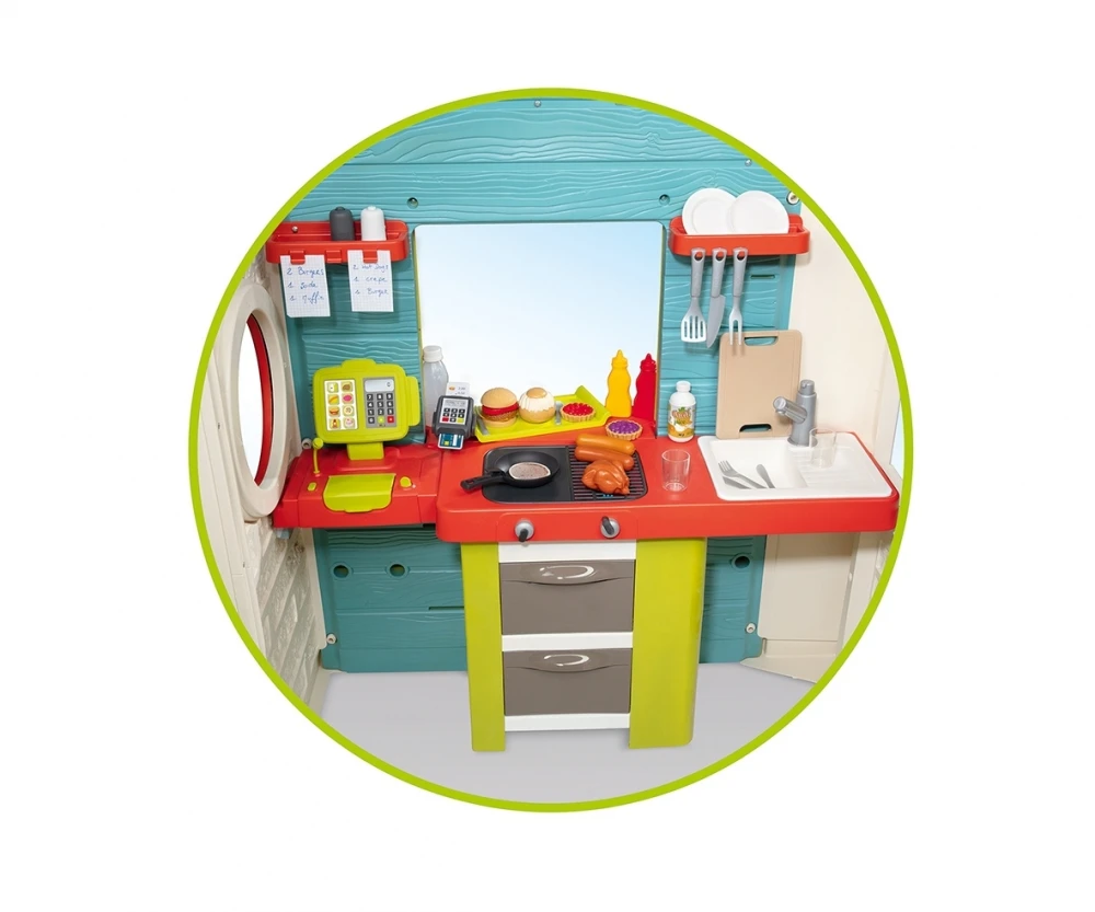 Smoby Chef House Kunststof Speelhuis 6 Smoby Chef House Kunststof Speelhuis - Afbeelding 4