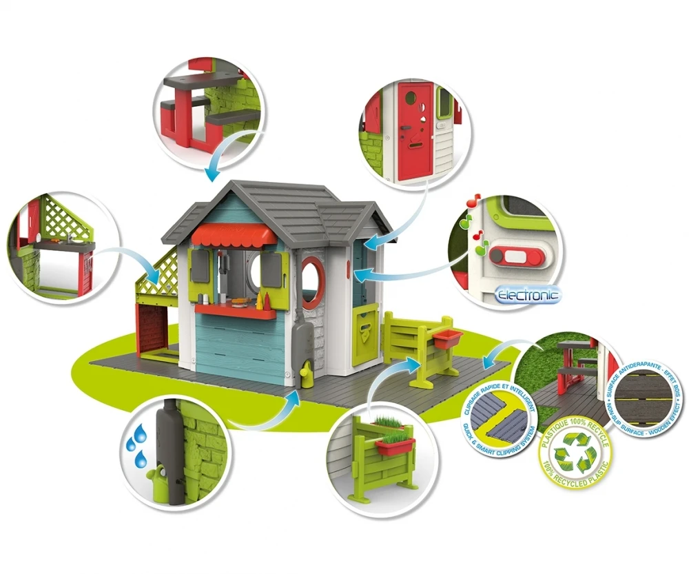 Smoby Chef House Kunststof Speelhuis 11 Smoby Chef House Kunststof Speelhuis - Afbeelding 9