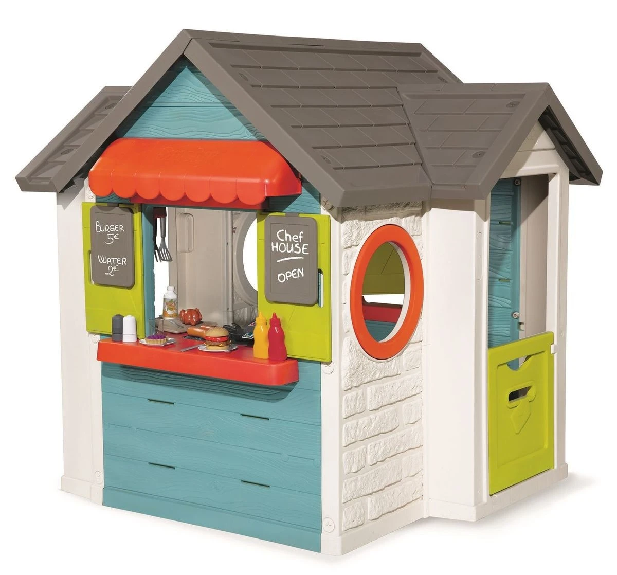 Smoby Chef House Kunststof Speelhuis 4 Smoby Chef House Kunststof Speelhuis - Afbeelding 2