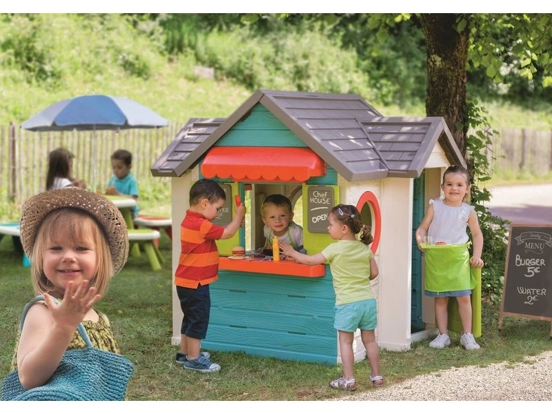 Smoby Chef House Kunststof Speelhuis 9 Smoby Chef House Kunststof Speelhuis - Afbeelding 7