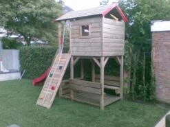 Houten Speeltoren Cathy Speelhuis -Bekende Speelgoed Winkel speelburcht cathy 1 1