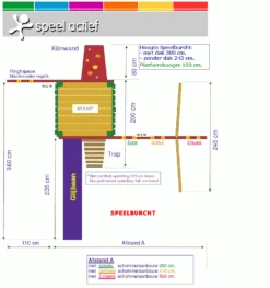 Schommelaanbouw Compact Mono -Bekende Speelgoed Winkel speelburcht plattegrond nieuw 1