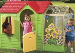 Little Tikes Garden Cottage Evergreen – Speelhuis -Bekende Speelgoed Winkel speelhuisje little tikes garden cottage evergreen 1 1