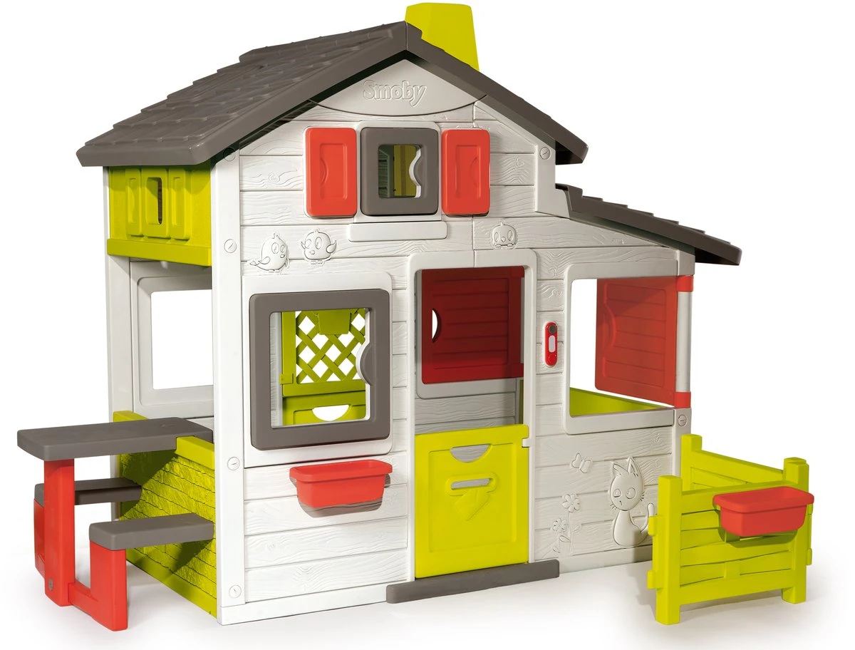 Smoby Friends House Met Tuintje – Speelhuis 3 Smoby Friends House Met Tuintje – Speelhuis