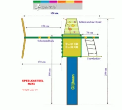Speelkasteel Mini Speeltoestel -Bekende Speelgoed Winkel speelkasteel mini plattegrond nieuw