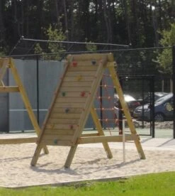 Klimwand – Klimnet Klimmodule Hout Stand-alone